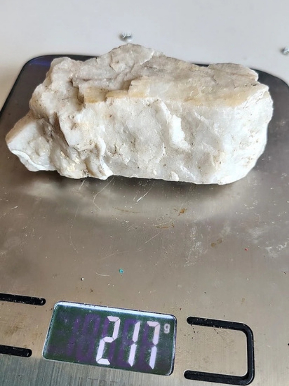 Large Raw White Milky Quartz Crystal Specimen - 217g